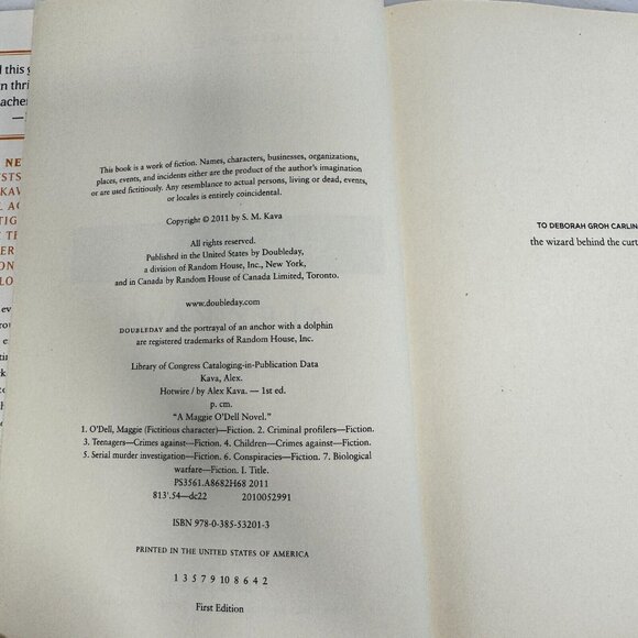 Alex Kava Book Lot - 7 HC Maggie O'Dell Thrillers - Some 1st Eds & Dust Jacket - Picture 13 of 13